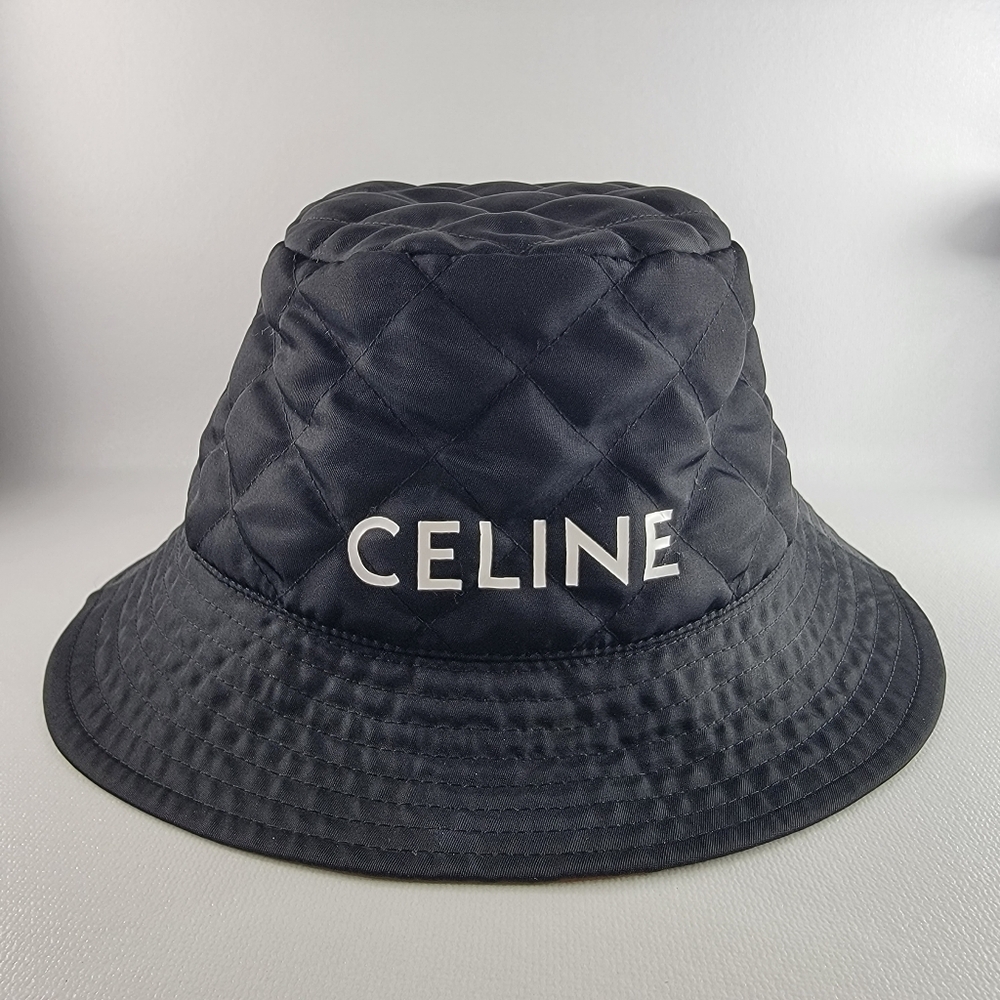 CELINE Quilted Puffy Bucket Hat